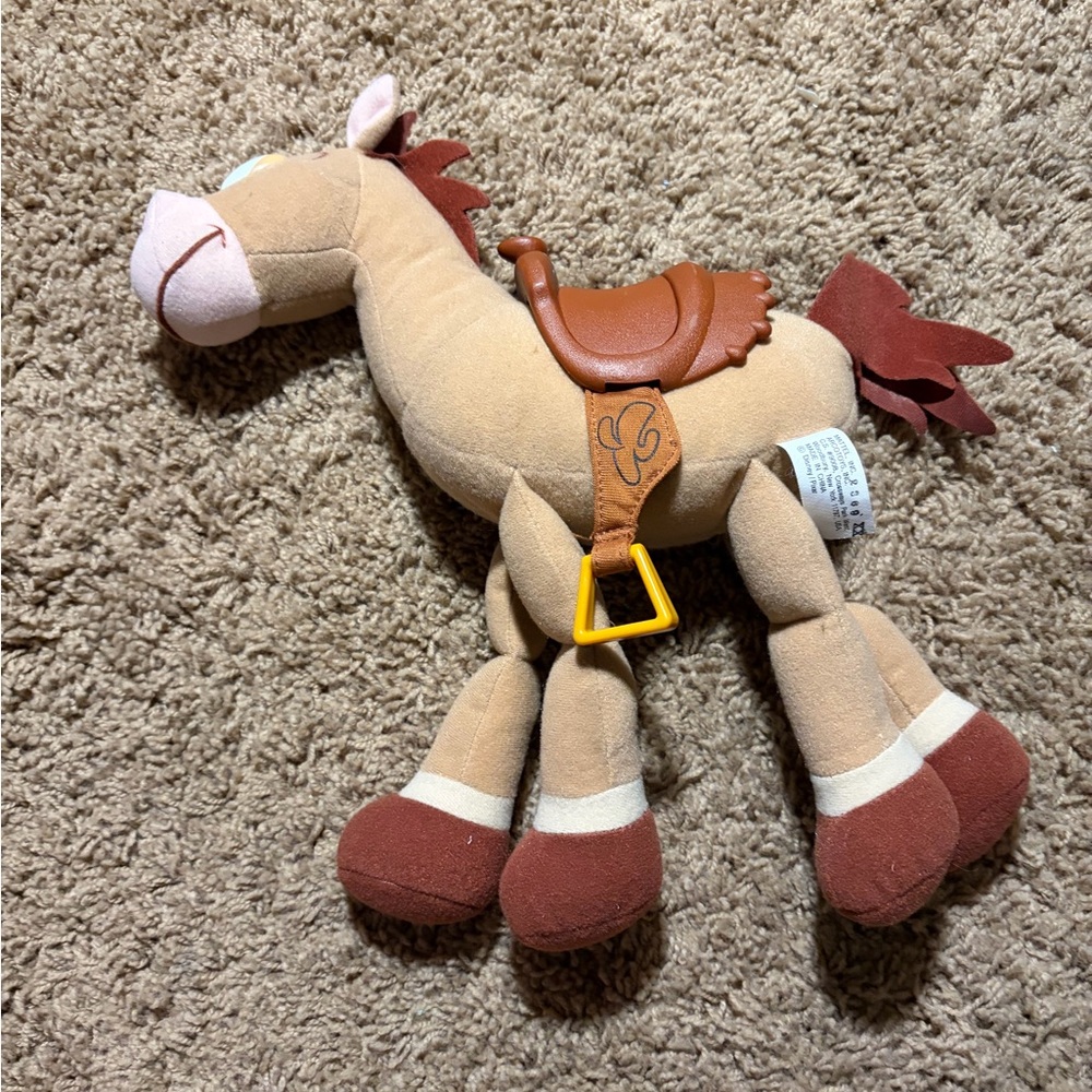 Disney Toy Story Bullseye Plush Horse Toy with Saddle